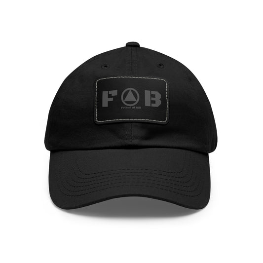 Friends of Bill Hat with Leather Patch (Rectangle)